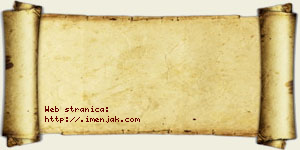 Jagoda Ignjatović vizit kartica